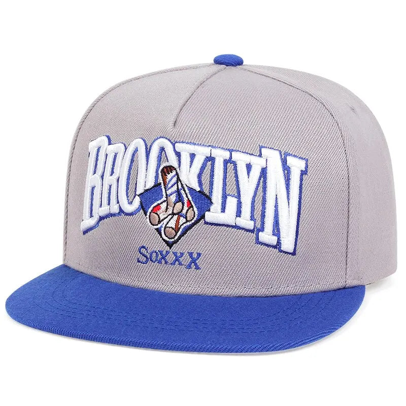 New BROOKLYN Socks Embroidery Baseball Cap