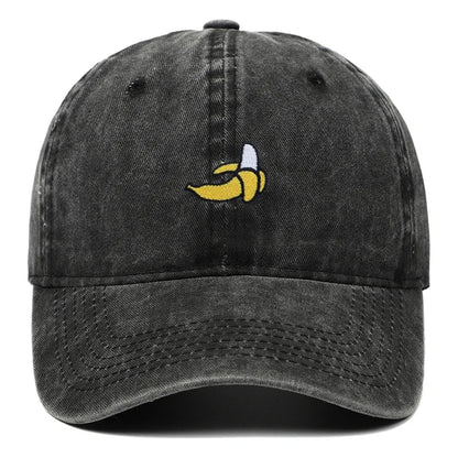 Banana Embroidered Baseball Hats For Men Women