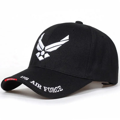 Army Cap Male Letter Embroidered Black Baseball Caps Men