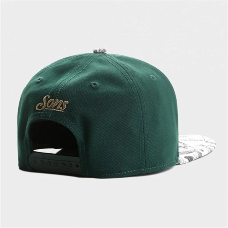 Unisex C Letter Embroidery Snapback Caps
