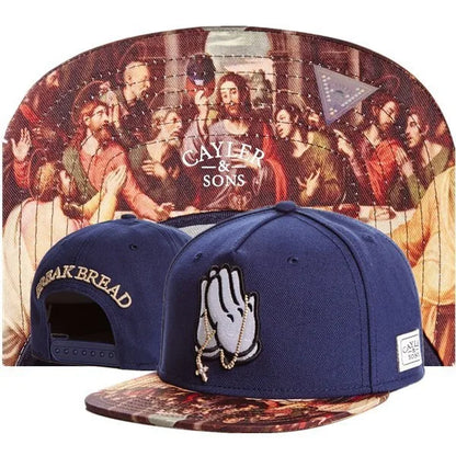 Classic Snapback Hat Cap Hip Hop Style Flat Bill Blank