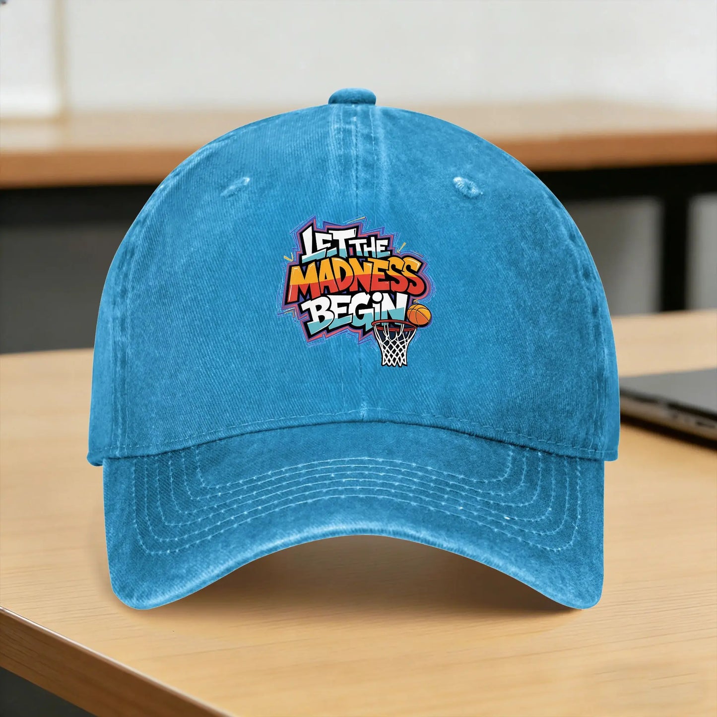 Summer Mad March Begin Basketball Graffiti Baseball Cap