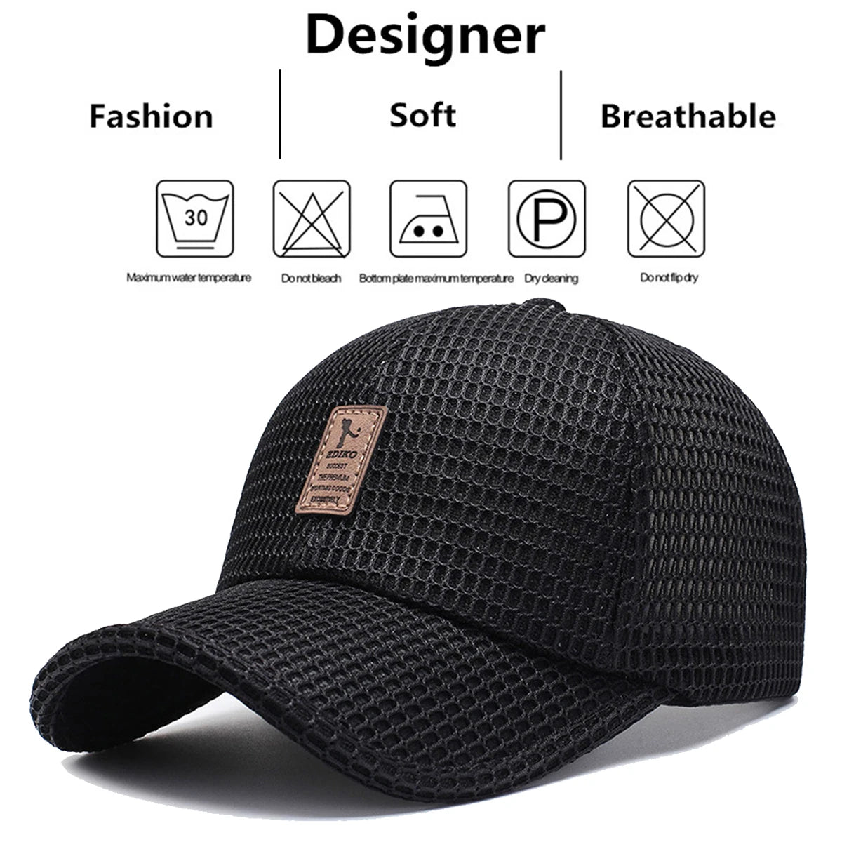Unisex Mesh Breathable Baseball Caps Spring And Summer