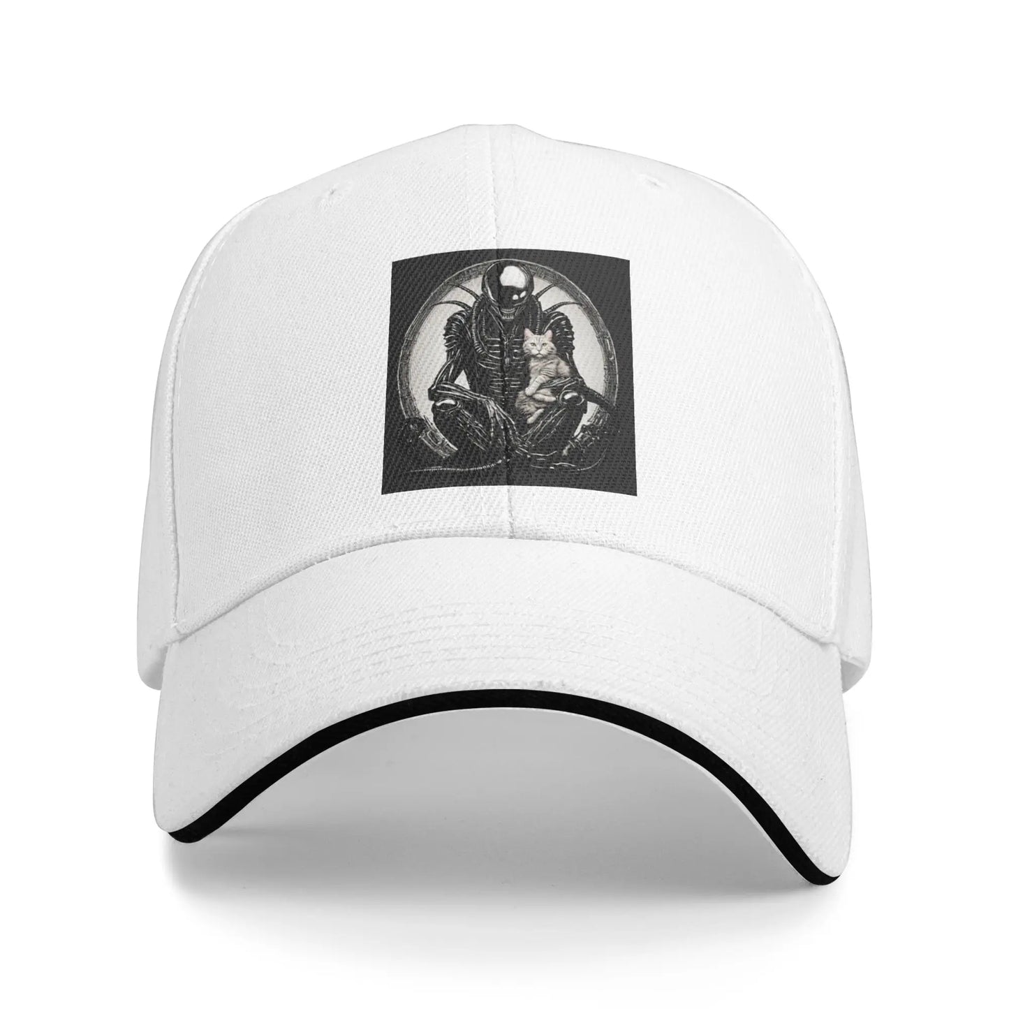 Xenomorph And A Cat Cap Fashion Baseball Caps