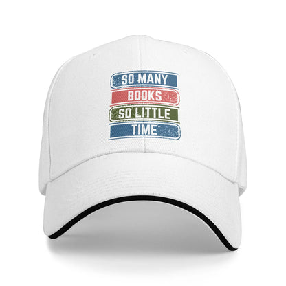 So Many Books So Little Time Baseball Cap