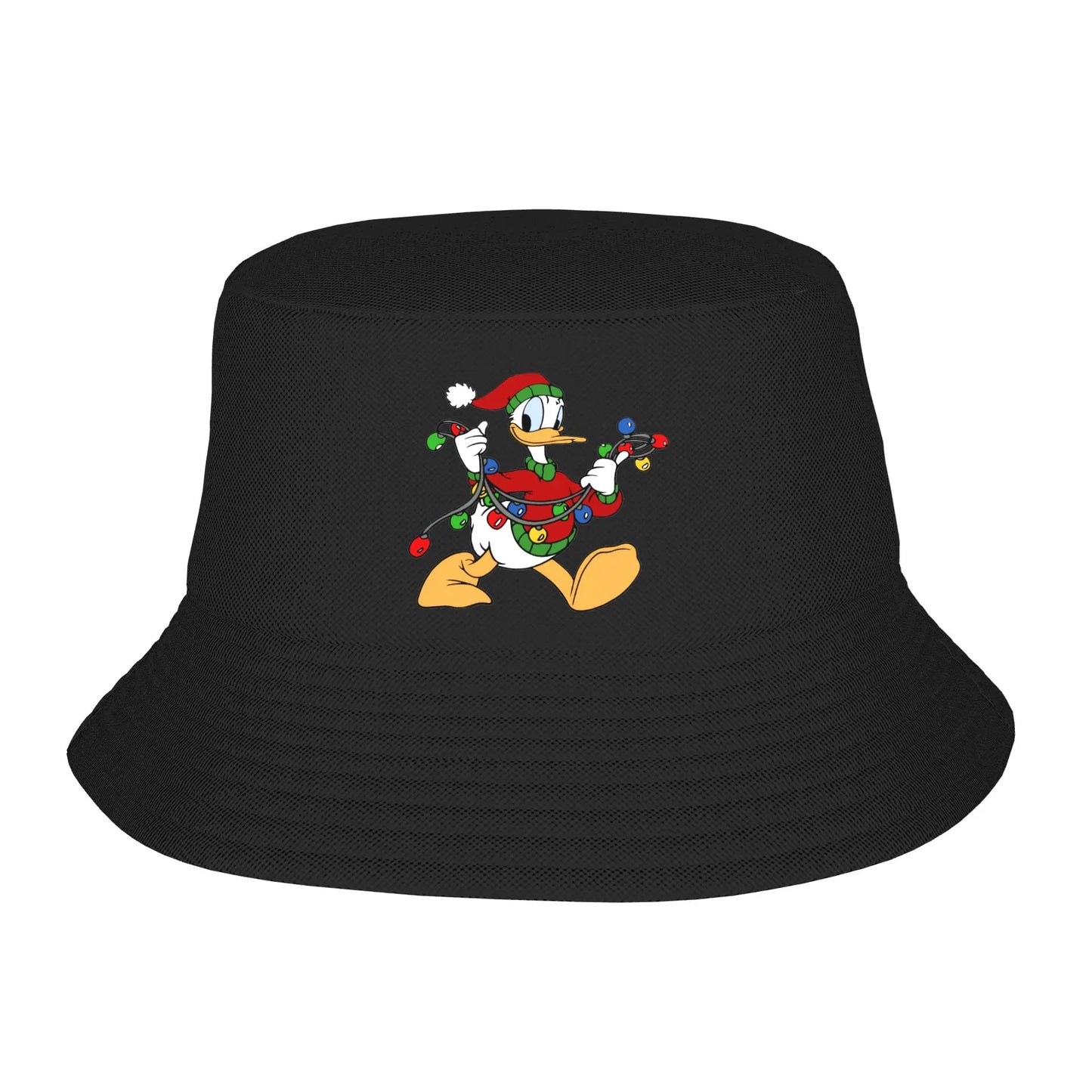 Women Bucket Hats Cartoon Donald Duck Christmas Spring