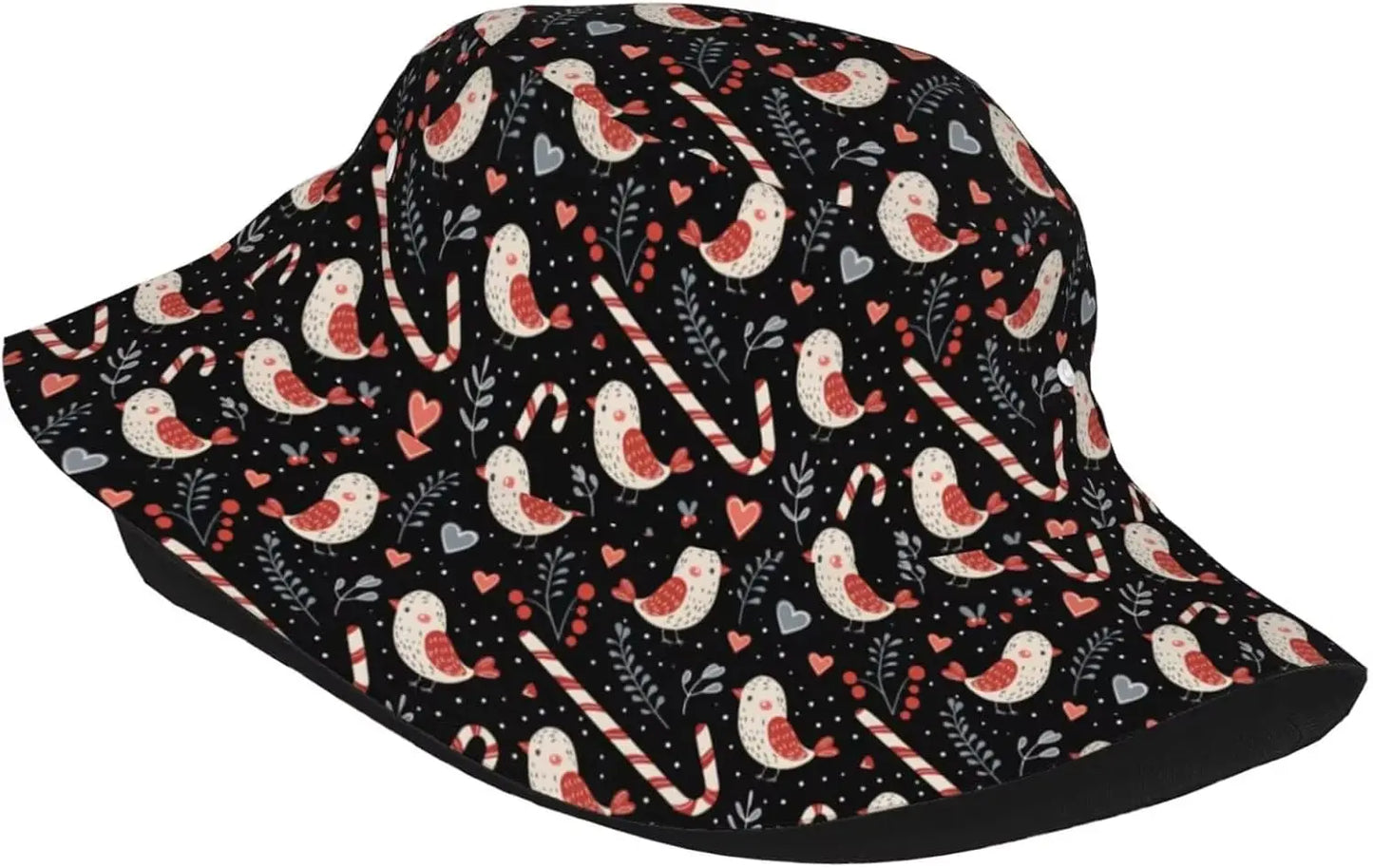 Funny Christmas Hat Happy New Year Bucket Hats