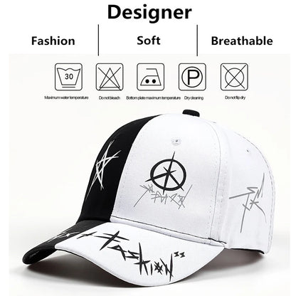 Unisex Letter Pattern Printing Baseball Caps Spring Autumn