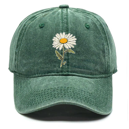 Flower Print Snapback Baseball Cap Flower Hat