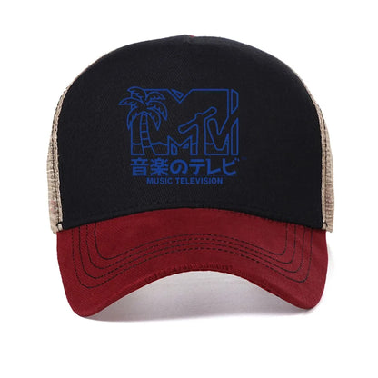 MTV Retro Logo Funny Mesh Baseball Cap