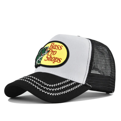 Bass Football Mesh Baseball Cap