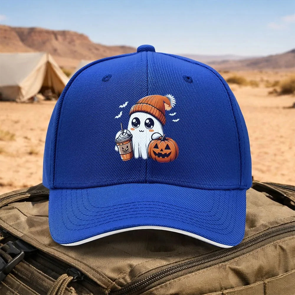 Pumpkin Spice Print Adjustable Baseball Cap