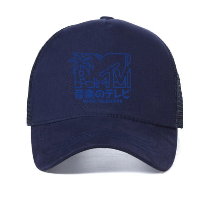 MTV Retro Logo Funny Mesh Baseball Cap