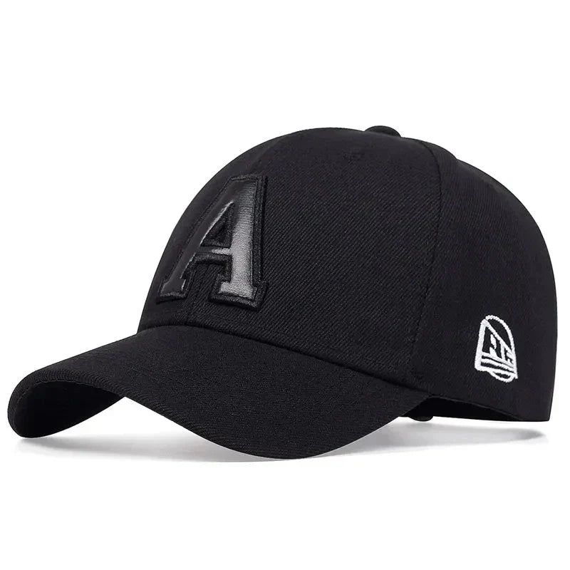 Unisex Letter Leather Label Embroidery Baseball Caps