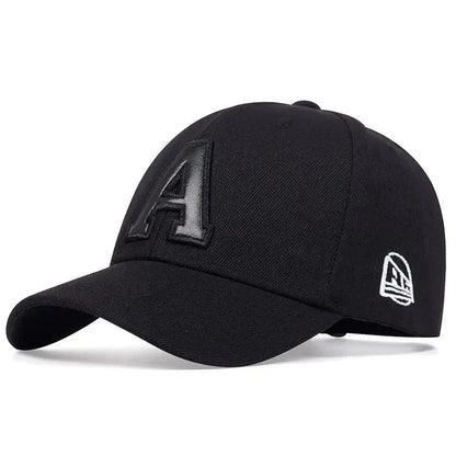 Unisex Letter Leather Label Embroidery Baseball Caps