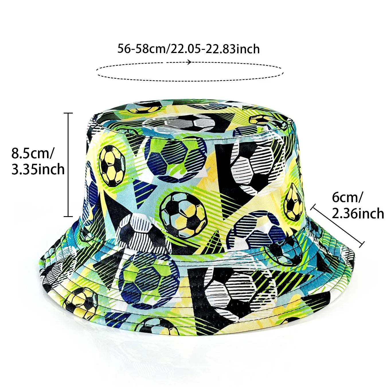 Nostalgic Classic Cartoon Football Bucket Hat