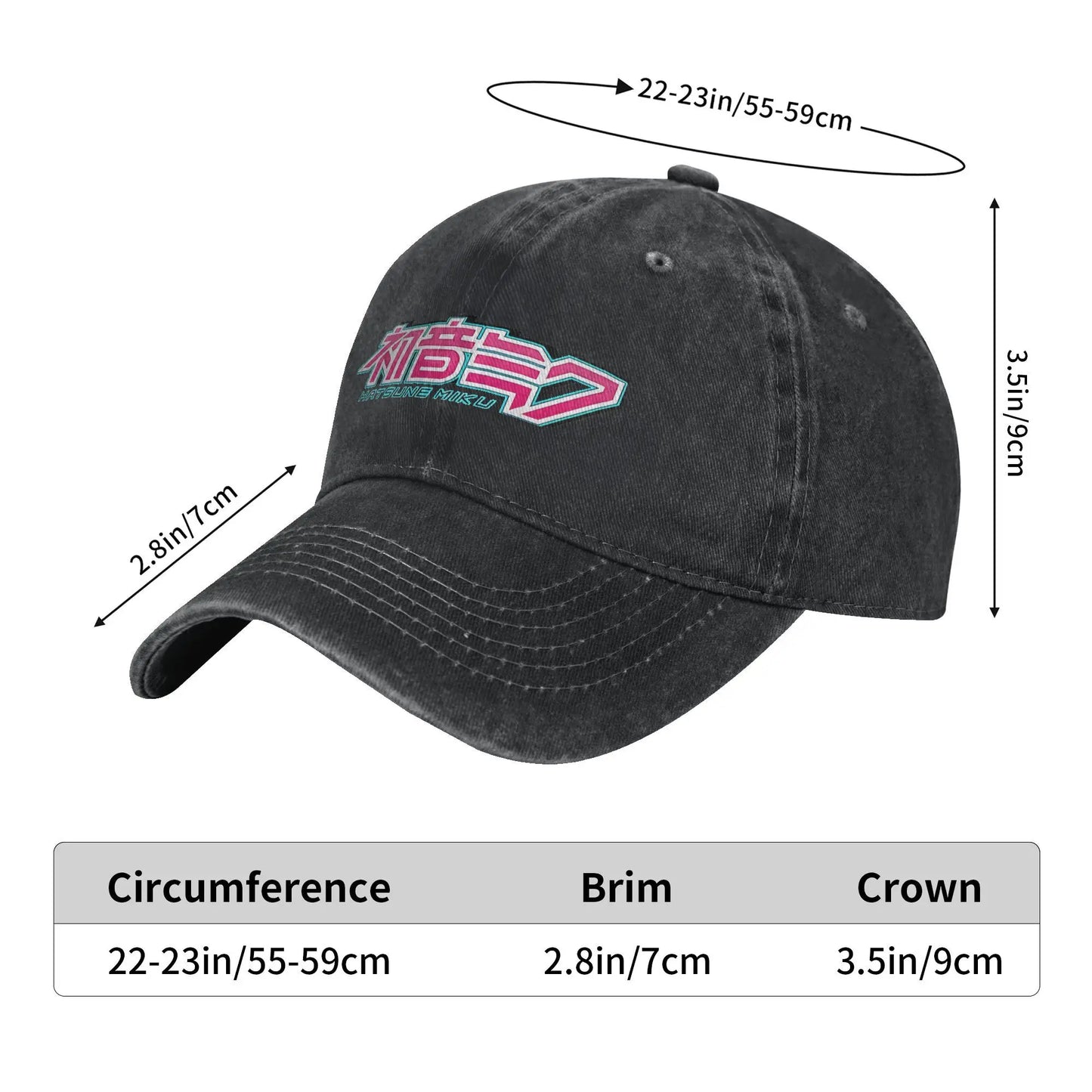 Hatsune Miku Logo Headwear Baseball Cap
