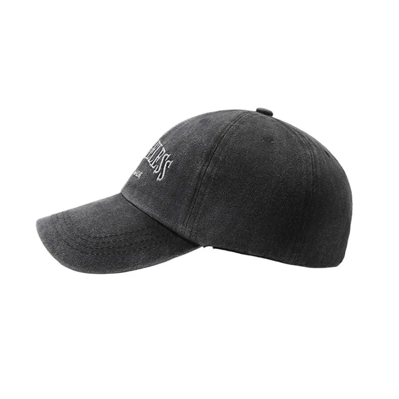 Vintage Distressed ”LOS ANGELESS“ Embroidered Baseball Cap