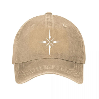 Brown Star New Vintage Washed Baseball Cap