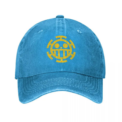 Skull One-Piece Anime Summer Autumn Cap Hats Dad Baseball Cap