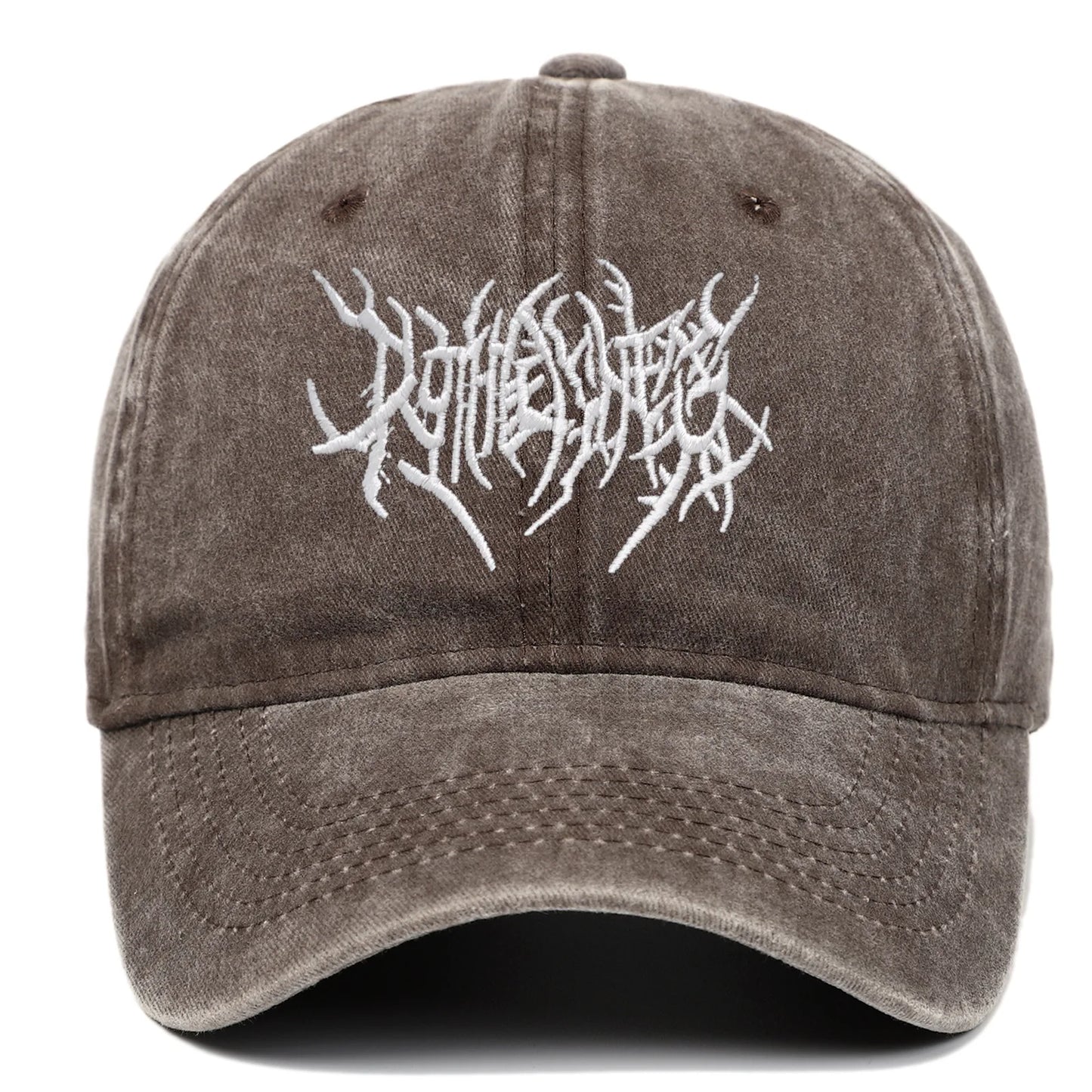 Visors Embroidery Baseball Caps Adjustable Gothic Faded Cap Hip-hop Sunscreen Hats