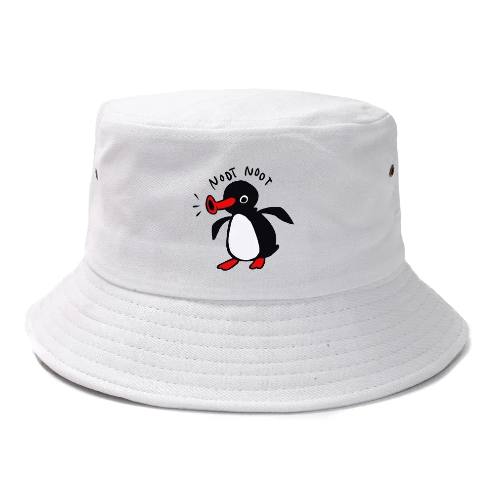 Summer Penguin Bucket Hat Reversible Bob