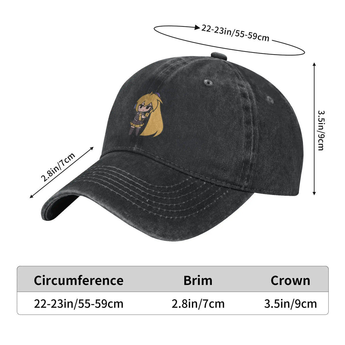 Akita Neru Vocaloid Chibi Fashion Baseball Cap