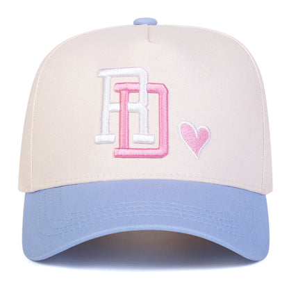 Unisex Letter Love Embroidery Baseball Caps