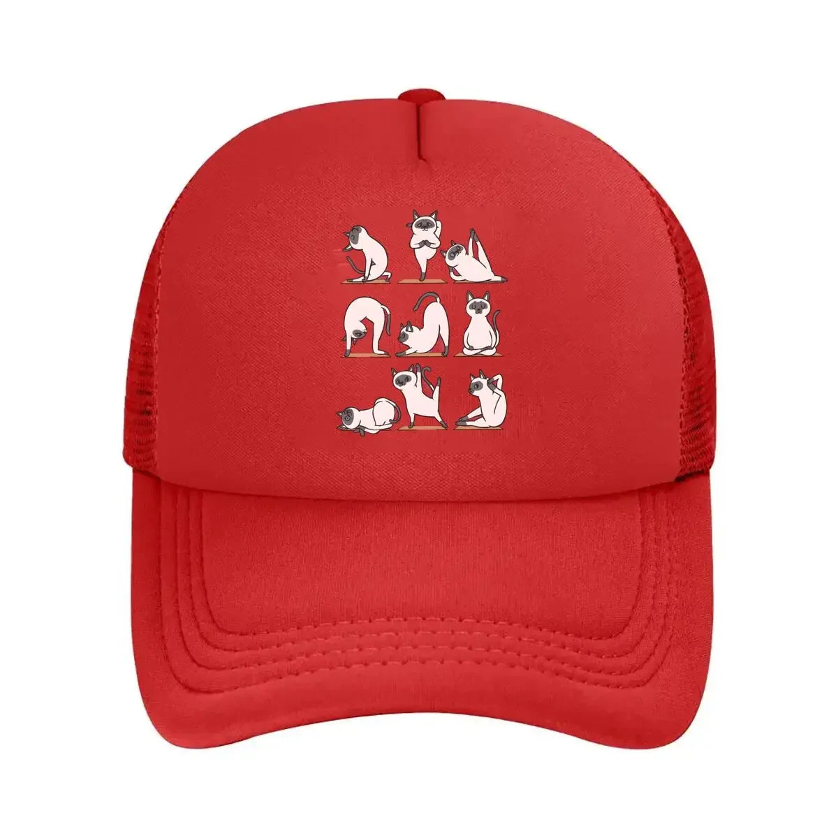 Yoga Cats Mesh Baseball Cap
