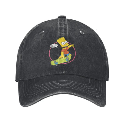New The S-simpson Bart Eat My Shorts Sun Baseball Cap