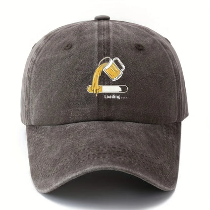 Adjustable Baseball Cap For Women With Fun Beer Print For Daily Leisure