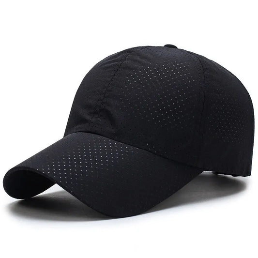 Hat Men Spring Summer Solid Color Mesh Cap Baseball Cap