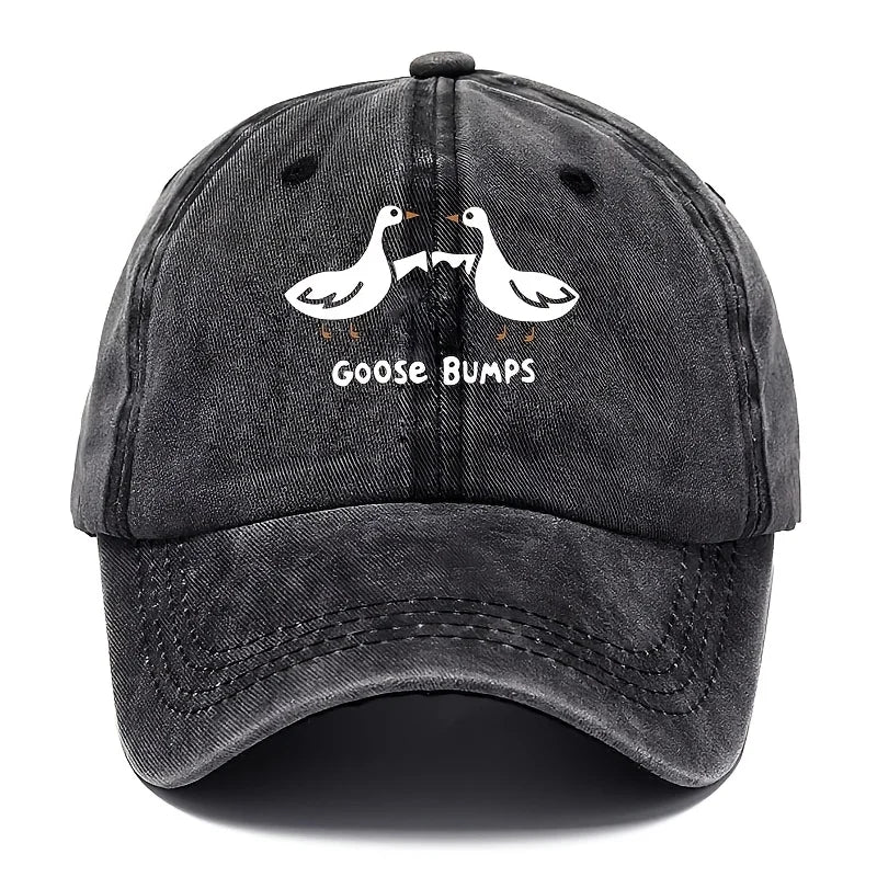 Retro Goose Print Baseball Cap