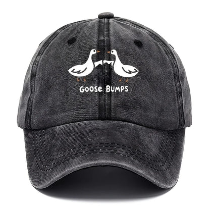 Retro Goose Print Baseball Cap