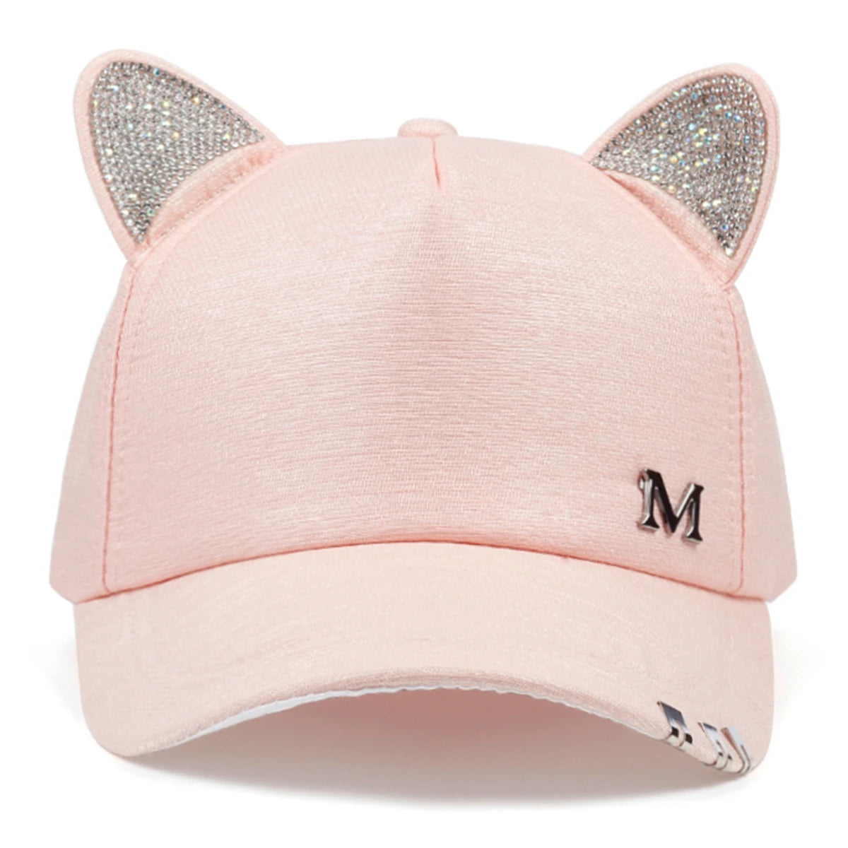 Unisex Cute Cat Ears M Label Baseball Caps