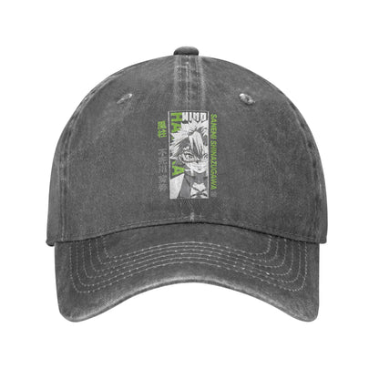 Pure Color Dad Hats Sanemi Baseball Caps Demon Slayer
