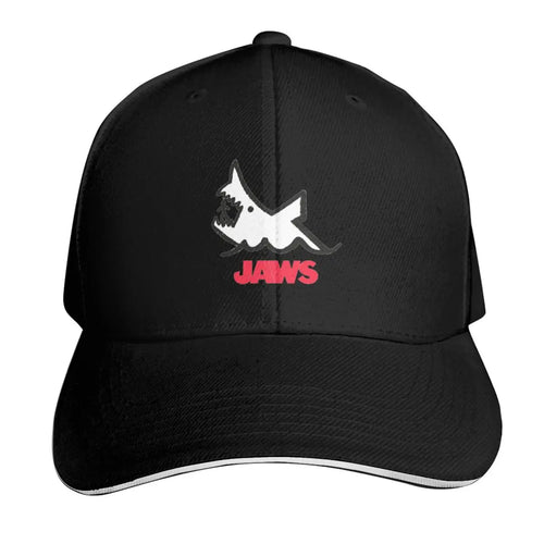Jaws 50th Anniversary Logo Movie Cap Fashion Casual Baseball Caps