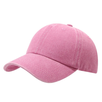 Washed Denim Baseball Cap