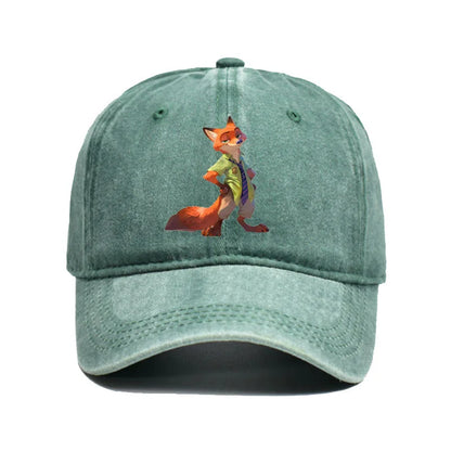 Cartoon Zootopia Nick Sun Baseball Cap