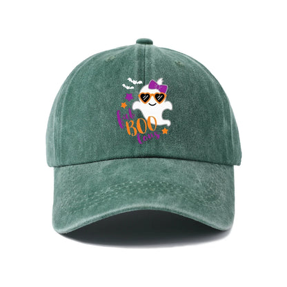 Cowboy Ghost Boo Graphic Baseball Cap