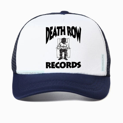 Funny Golf Hat Death Row Records White Baseball Cap