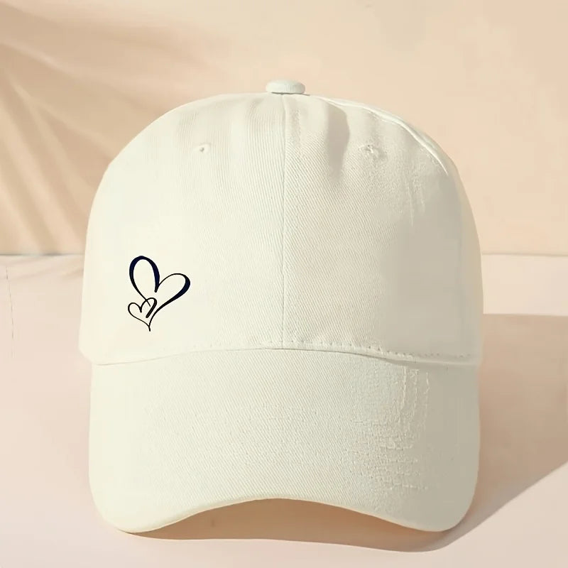 Piece of Love-Themed Printed Baseball Cap