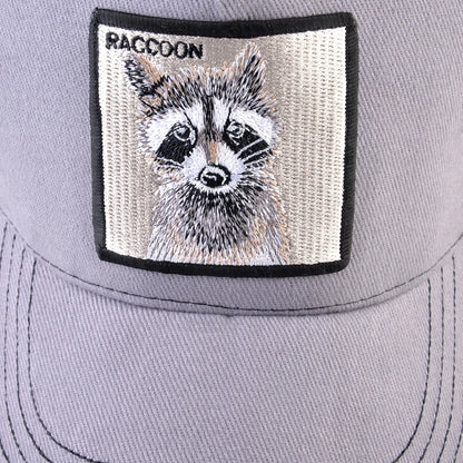 Spring Summer Baseball Cap With Lion Embroidery