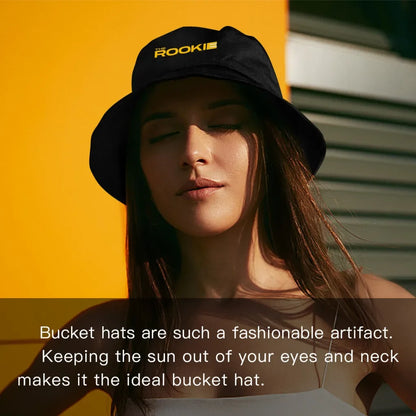 The Rookie Yellow Cap Daily Cool Casual Lovely Streetwear Bucket Hat