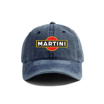 Martini Racing Baseball Caps Distressed Hats Cap Men Women