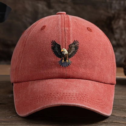 A Winged Eagle Print Baseball Cap For Men's Outdoor Hat