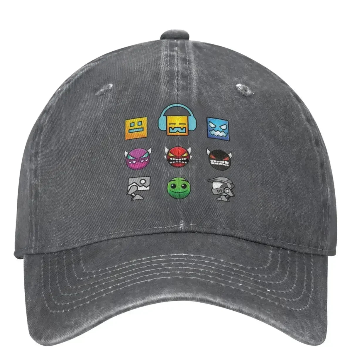 New Geometry Dash Casual Baseball Cap