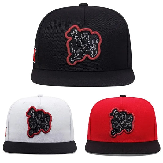 New Snapback Hip Hop Hats Fashion Characte Embroidered Baseball Cap Men Women