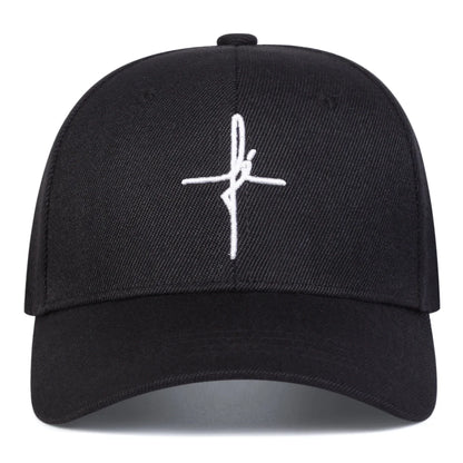 Unisex Personality Cross Embroidery Baseball Caps