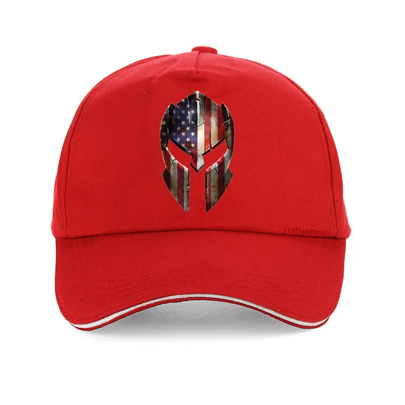 Spartan Molon Labe Sparta hat Cartoons Print Baseball Cap
